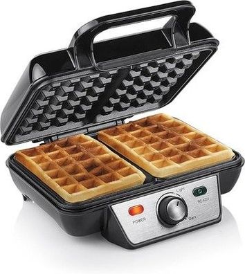 Tristar WF-2195 Waffeleisen – Zwei Waffeln gleichzeitig – 1000 Watt, Eisen