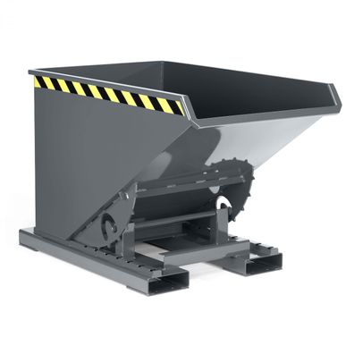 RR Industrietechnik Abrollkipper Typ RAM-30 770x1340x825mm 300dm3 RAL 7005 Mausgrau