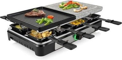 Tristar Raclette RA-2747 – 4-in-1 – Raclette/Kochstein/Grill/Teppanyaki – 1400 W