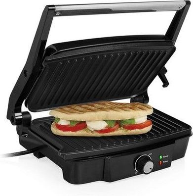 Tristar Kontaktgrill - 180° - Bratfläche 28 x 17cm, 1500 Watt, GR-2852, schwarz