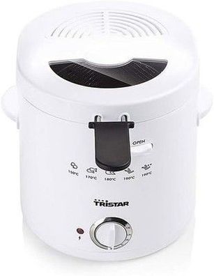 Tristar FR-6941 Fritteuse Inhalt - Thermostat, 1.5 L, 1000 W, weiß, Kunststoff