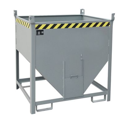 Bauer Silobehaelter SGS 75, lackiert, Mausgrau