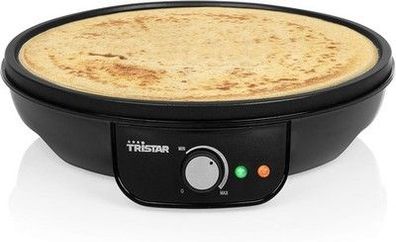 Tristar Crêpe Maker mit 30cm Ø – antihaftbeschichtet, regelbare Heizstufe, 1000W
