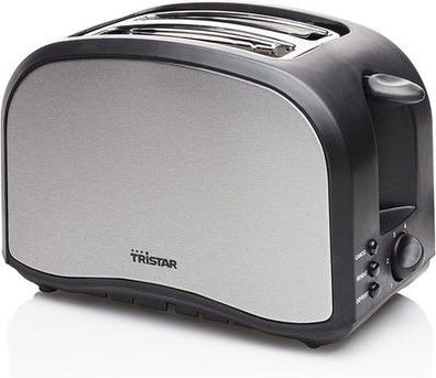 Tristar BR-1022 Edelstahl Toaster - 6 einstellbare Bräunungsstufen, 800 Watt