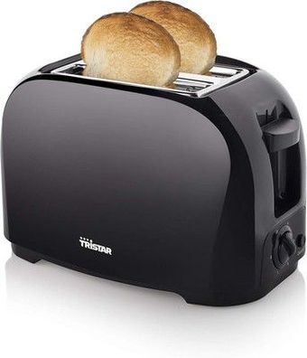 Tristar BR-1025 Toaster, 6 einstellbare Bräunungsstufen, mit Brötchenaufsatz