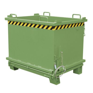 Bauer Klappbodenbehaelter SB 1000, lackiert, Resedagruen