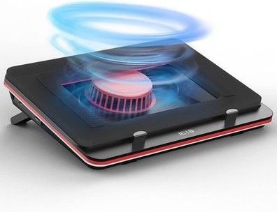 IETS GT500 Leistungsstarker Turbo-Fan (4200 RPM) Laptop Cooling Pad 13-17,3 Zoll