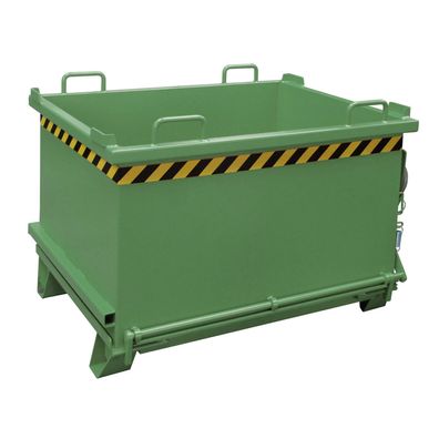 Bauer Klappbodenbehaelter SB 750, lackiert, Resedagruen