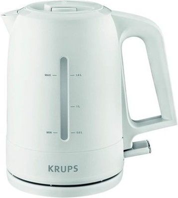 Krups BW2441 Wasserkocher Pro Aroma | 1,6 L Fassungsvermögen | 2.400 W, Weiß