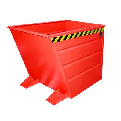 Bauer Kippbehaelter mit Hebelverschlus VG 700, lackiert, Feuerrot