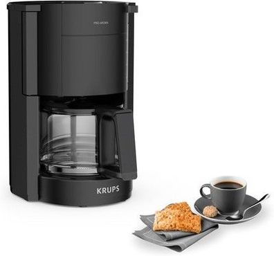 Krups F30908 ProAroma Filterkaffeemaschine mit Glaskanne, 1,25L Füllmenge, 1050W