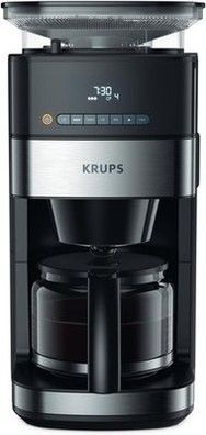 Krups KM8328 Grind Aroma Kaffeemaschine mit Mahlwerk | 24-Stunden-Timer | 180 g