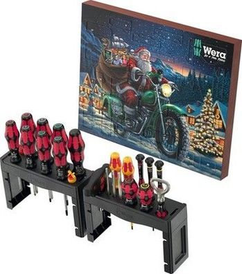 Wera 05136610001 Adventskalender 2025, 28-teilig, inklusive Schraubwerkzeugen