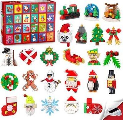 Hogokids 2025 Adventskalender Weihnachtsschmuck Baukasten Kühlschrankmagneten