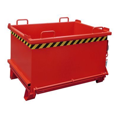 Bauer Klappbodenbehaelter SB 750, lackiert, Feuerrot