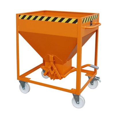 Bauer Silobehaelter SR 375, lackiert, Gelborange