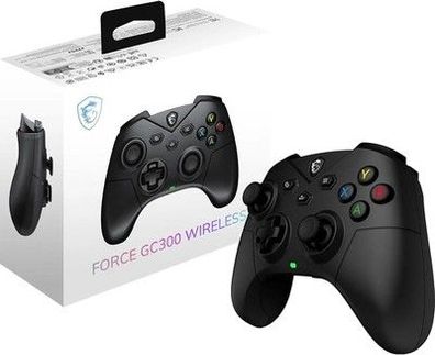 MSI FORCE GC300 Wireless PC Gamepad Controller - 2,4 GHz, Bluetooth, 600mAh Akku