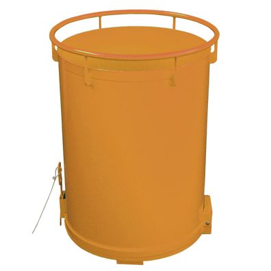 Bauer Rundbehaelter RB 300, lackiert, Gelborange