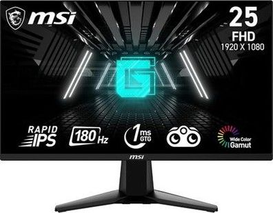 MSI G255F 24,5-Zoll-FHD-Gaming-Monitor – 1920 x 1080 Rapid IPS-Panel, 180 Hz