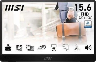 MSI PRO MP161 E2U 15,6 Zoll Full HD tragbarer Monitor - 1920x1080 IPS, 60 Hz