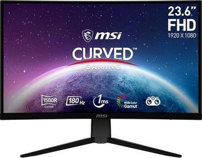 MSI G2422C 23,6 Zoll FHD Curved Gaming Monitor 1500R 1920 x 1080 VA Panel 180Hz