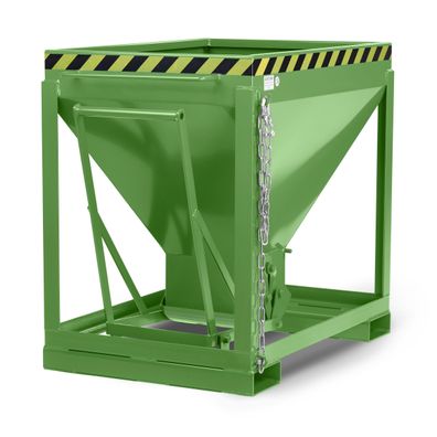 RR Industrietechnik Silowagen Typ RSL 600dm3 stationaer RAL 6011 Resedagruen