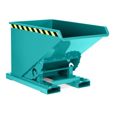 R+R Industrietechnik Abrollkipper Typ RAM-30 770x1340x825mm 300dm3 RAL 5018 Tuerkisb