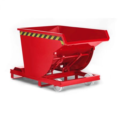 R+R Industrietechnik Selbstkipper Typ RSK-100 1580x1640x1060mm 1000dm3 RAL 3000 Feue