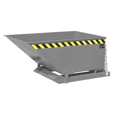 Bauer Spaene-Kippmulde SKN 400, lackiert, Mausgrau