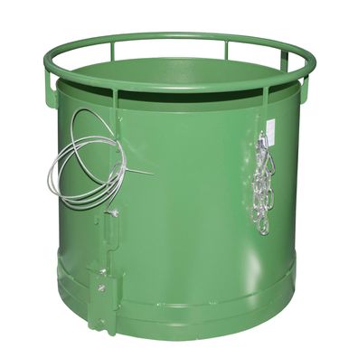 Bauer Rundbehaelter RB 450, lackiert, Resedagruen