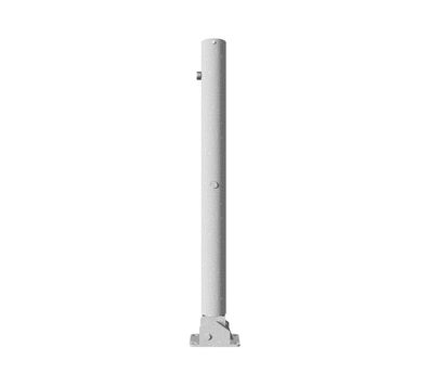 Schake Absperrpfosten umlegbar aus Stahlrohr verzinkt Ø76x2,5mm mit Duebelbefestigu