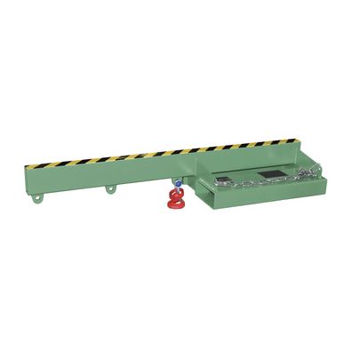 Bauer Lastarm LA 1600-2,5, lackiert, Resedagruen