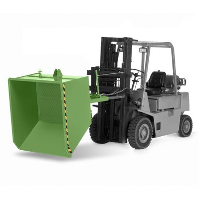 RR Industrietechnik Spaenekipper Typ RUK-S 1130x1570x980mm 1250dm3 RAL 6011 Resedagr