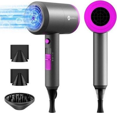 Ionen Föhn AC Motor 1800W Haartrockner, Slopehill Schnelltrocknen Hair Dryer