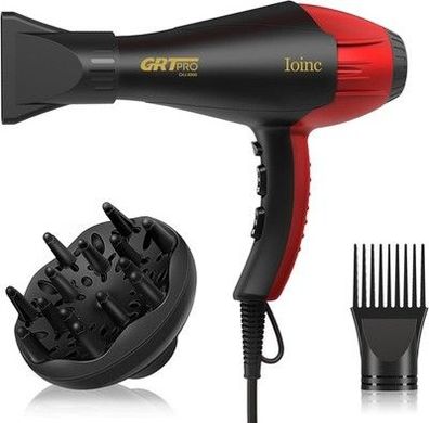 Profi Haartrockner Ionen 2400W AC-Motor Profi Föhn Fön mit Diffusor - 3 Modis