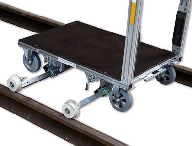 MUNK Rettungstechnik Halter fuer Rollcontainer Schienensystem Nachruestsatz