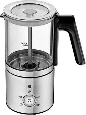 WMF Lono Glas Milchaufschäumer elektrisch, 150-250 ml, 650 Watt, Touch-Display