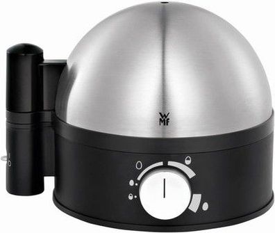WMF Stelio Eierkocher Edelstahl, 1 Ei -7 Eier, 380 Watt, Härtegradeinstellung