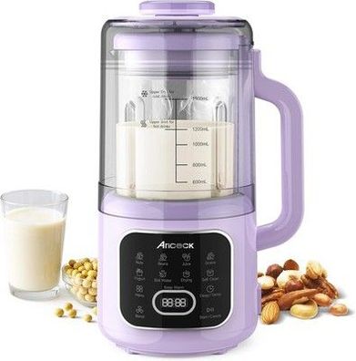 Ariceck N4 Nussmilchbereiter Mandelmilch, Sojamilch & Smoothies, 800-W-Motor