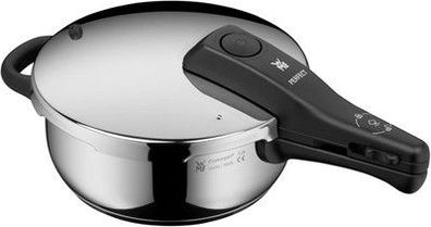 WMF Perfect One Pot Schnellkochtopf Induktion 3L, Dampfkochtopf, 2 Kochstufen