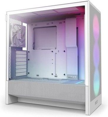 NZXT H5 Flow RGB - Compact ATX Mid-Tower PC Gaming Gehäuse - High Airflow - F360