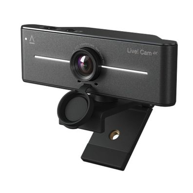 Creative Labs Creative Webcam Live Cam 4K, 1.80m USB Kabel, schwarz