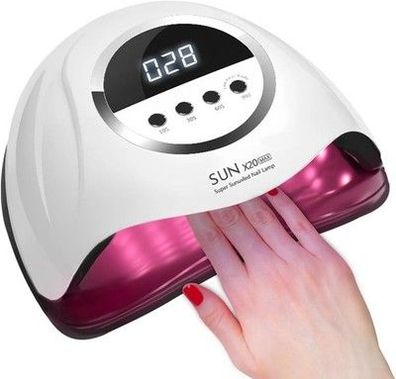320 W UV-LED-Nagellampe, professioneller Nageltrockner mit 4 Timer-Einstellungen