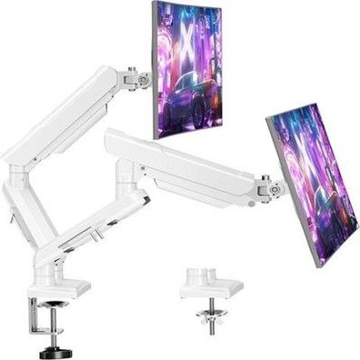 ELIVED Monitor Halterung 2 Monitore für 13-32" Bildschirme, 2-9 kg VESA 75/100mm