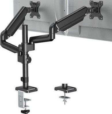 ELIVED Monitor Halterung 2 Monitore für 13-32 Zoll Bildschirme mit VESA 75/100mm