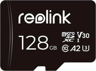 Reolink 128 GB microSDXC Speicherkarte, Klasse 10, A2, V30, U3 TF Speicherkarte