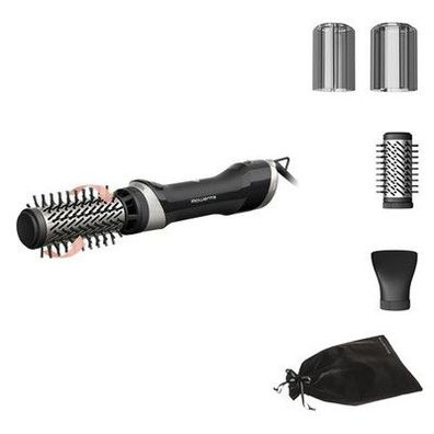 Rowenta Brush Activ' Renewal Rotierende Warmluftbürste, 1000W, Schwarz, UB9530F0