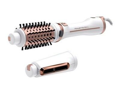 Rowenta Brush Activ Ultimate Care rotierende Warmluftbürste 2 in 1, Stylingdüse
