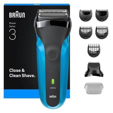 Braun Series 3 Elektro-Rasierer, Batteriebetrieben, für Bart & Gesicht (310BT)