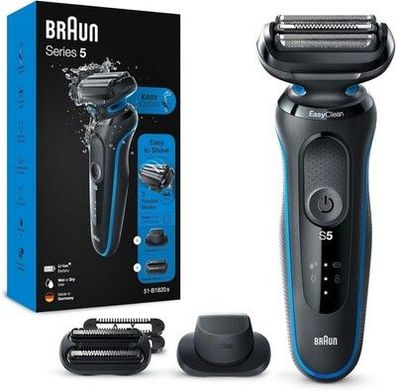 Braun Series 5 Elektro-Rasierer, EasyClick Trimmer Aufsatz, Rasierer, 51-B1820s